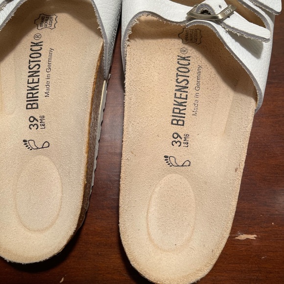 NEW WHITE BIRKENSTOCKS - Picture 2 of 3